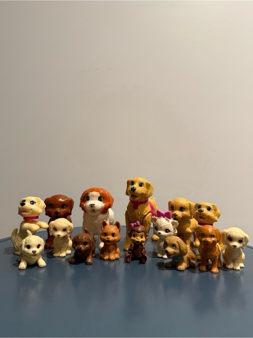 Lot of 15: Vintage Barbie Mattel Animal Replacement Figures Dogs Monkeys Puppies